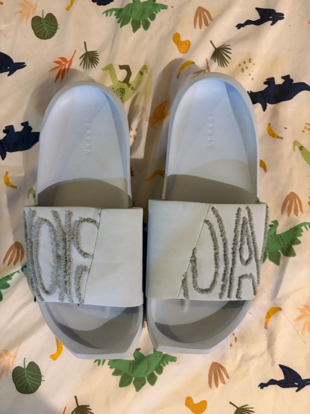 Nike Jordan  Pale Blue Slide Sandals